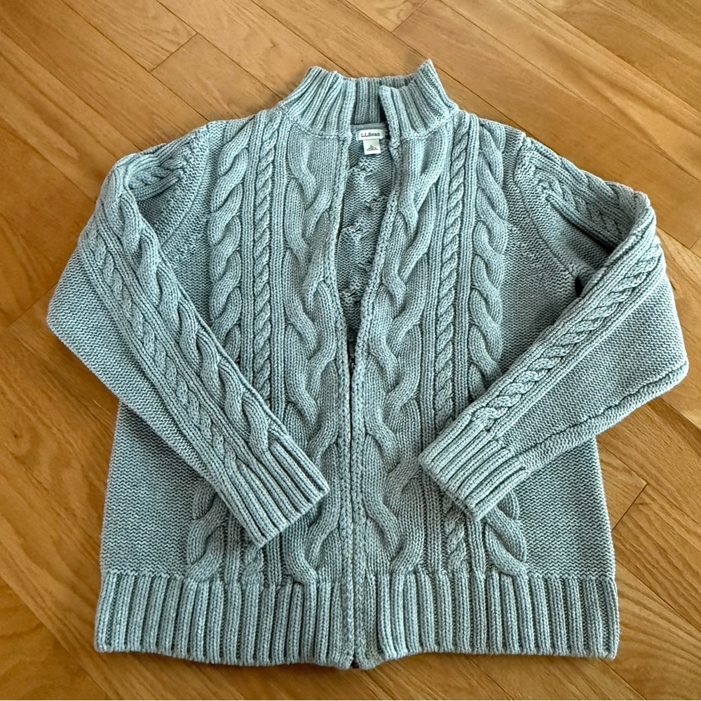 L.L. Bean Gray Knit Sweater